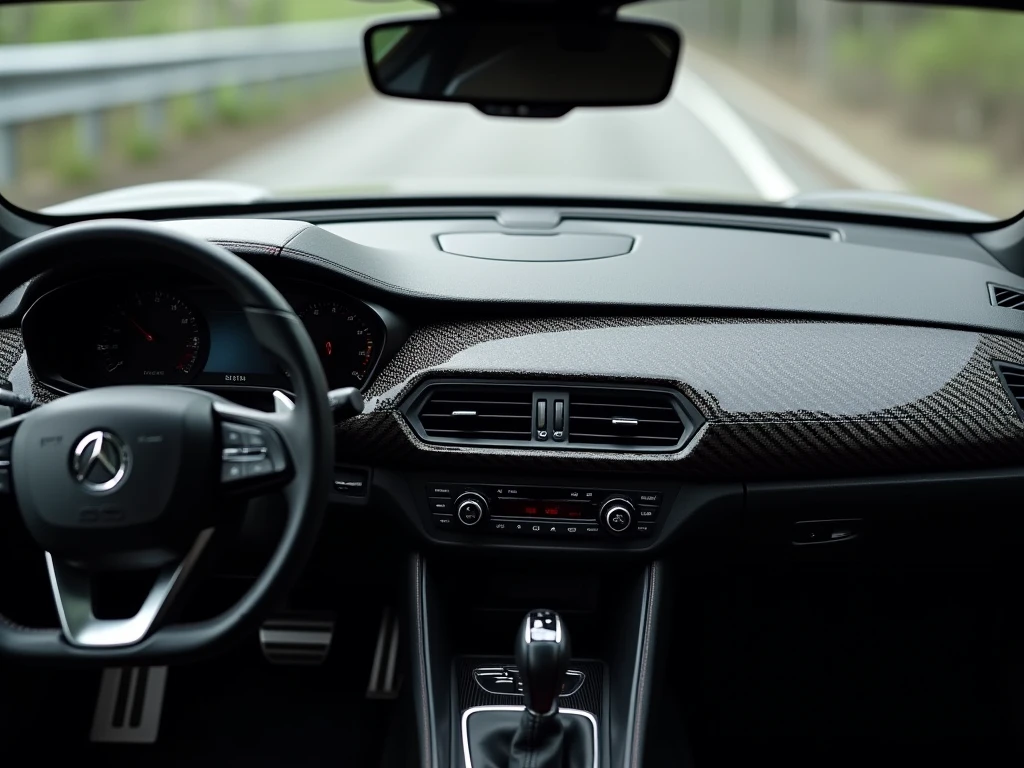 Karbonfaser-Dashboard-Abdeckung